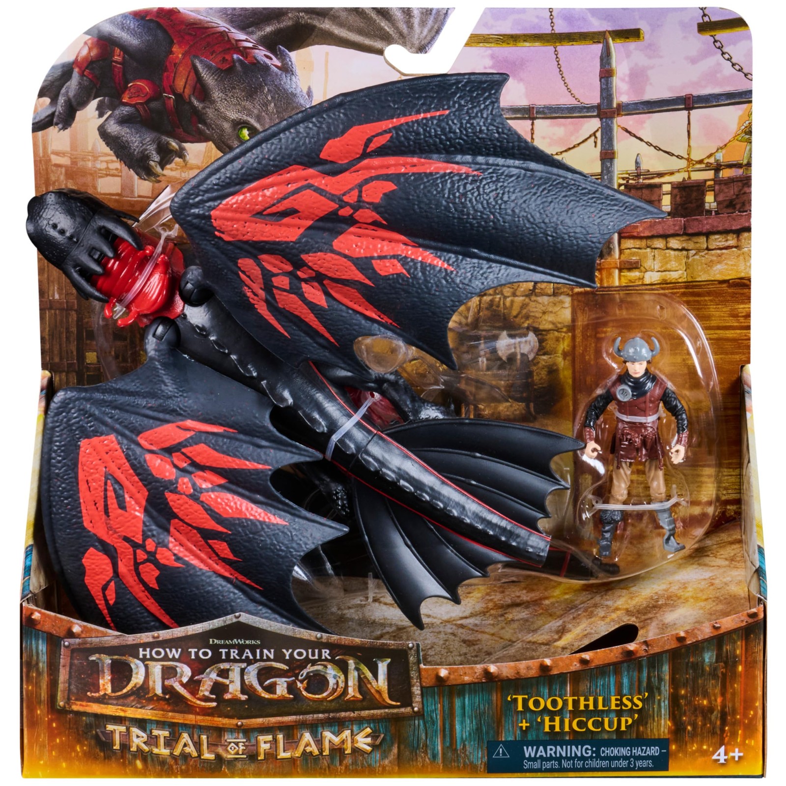 How to Train Your Dragon, Toothless & Hiccup, Viking Duo Action Figures