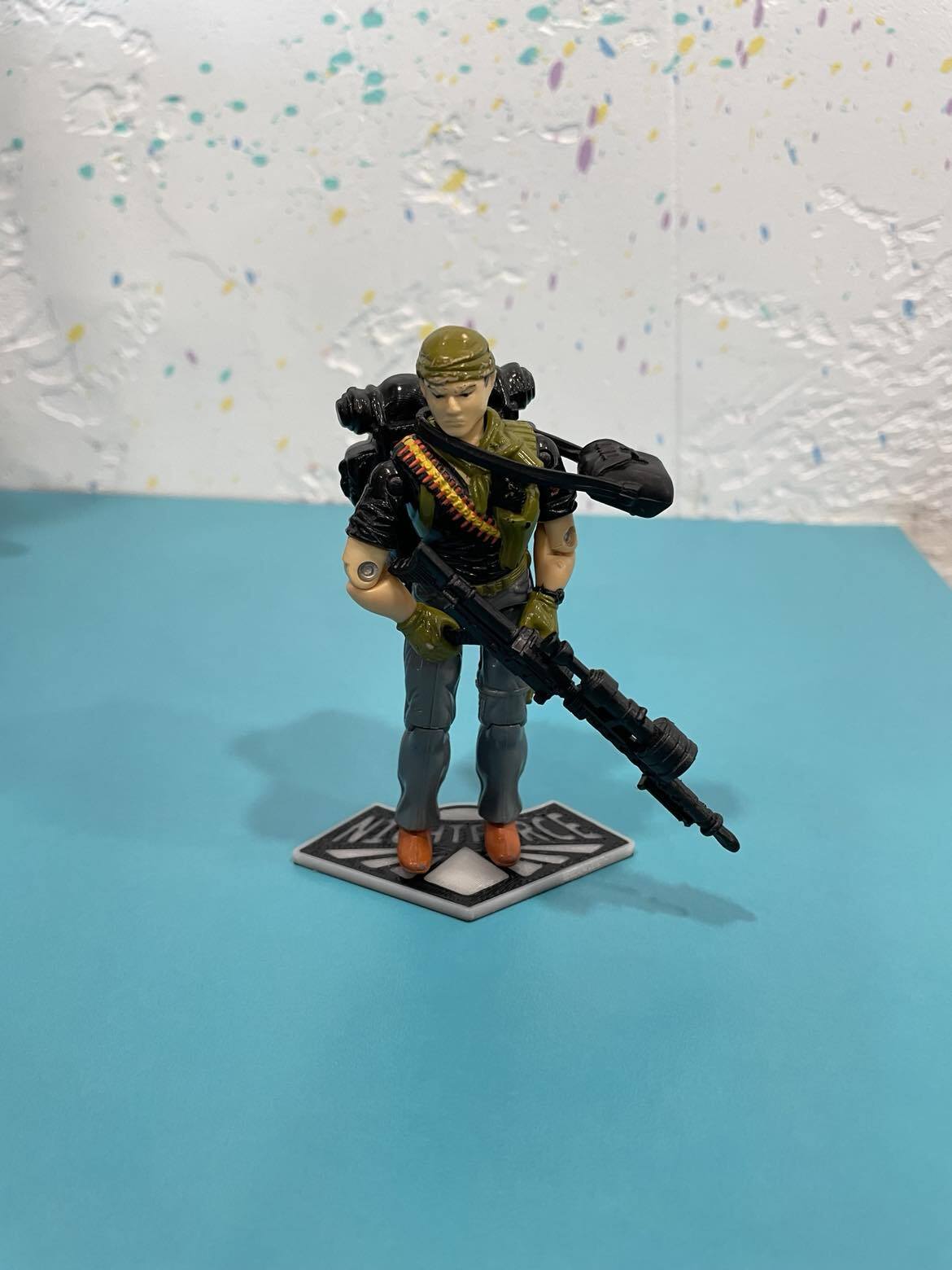 GI Joe Stand. Action Figure Display Stand. Retro Vintage GI Joe Stands.