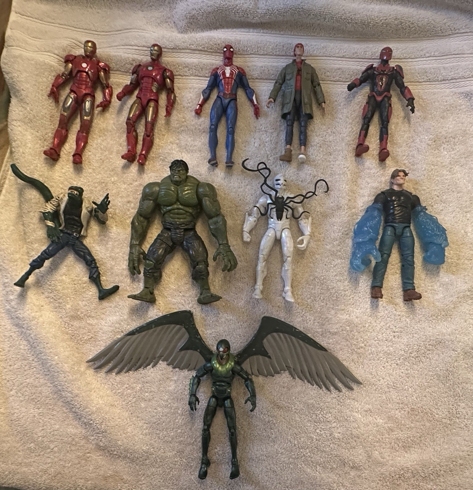 MARVEL 7” ASSORTED FIGURES LOT – 9 MARVEL FIGURES