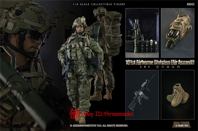 Mini Times Toys 1/6 M043 101st Airborne Division Cair Assault Figure Pre-sell