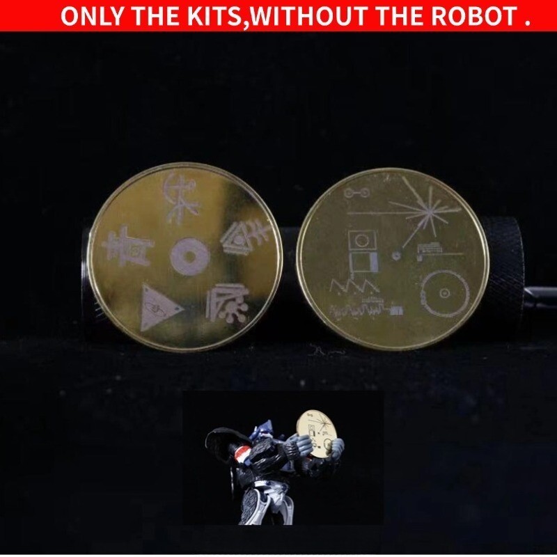 2PCS Metal Casting THE GOLDEN DISK Commemorative Coin For Kingdom BW Series