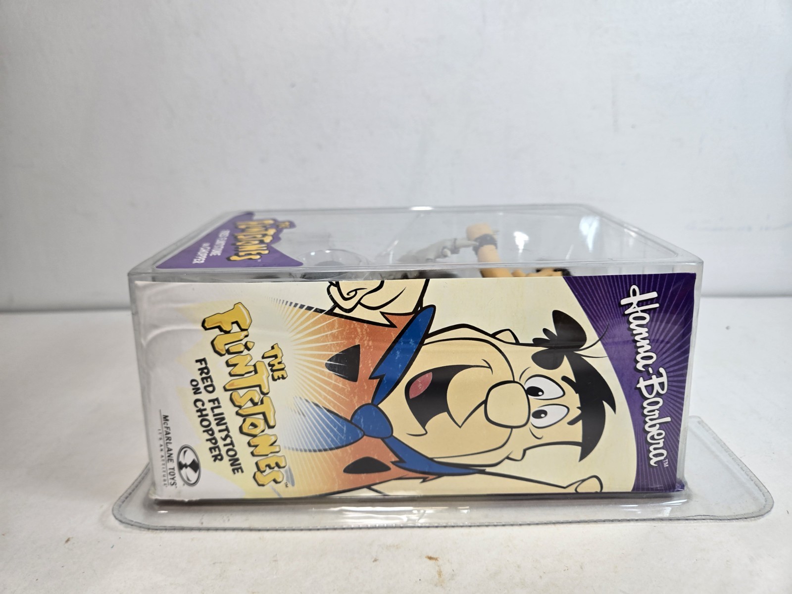Fred Flintstone On Chopper Action Figure BNIB McFarlane / Hanna Barbera