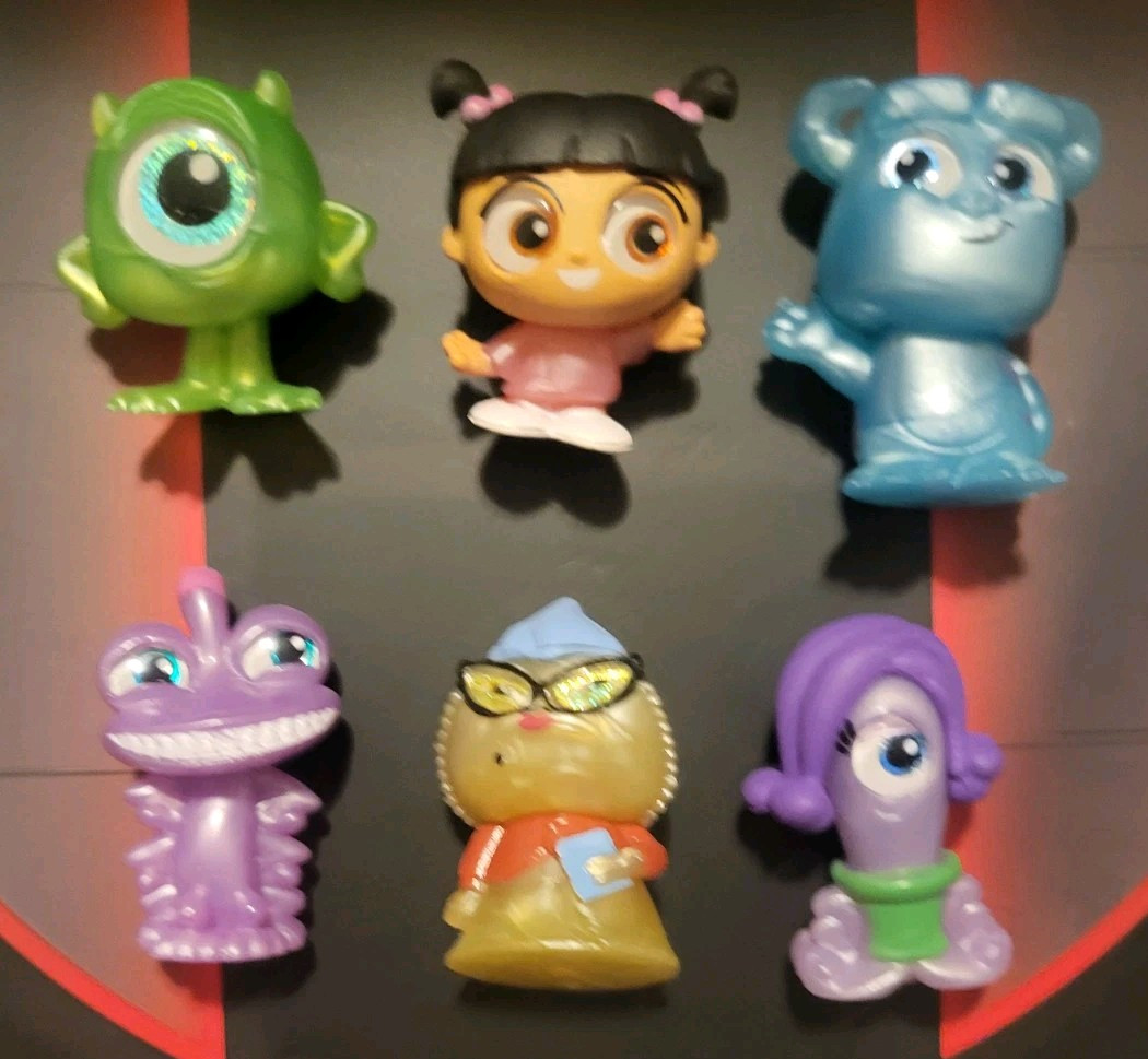 Monsters Inc Lot Of 6 Disney Doorables – Ultra Rare Celiaa Roz Randall Boo Sully
