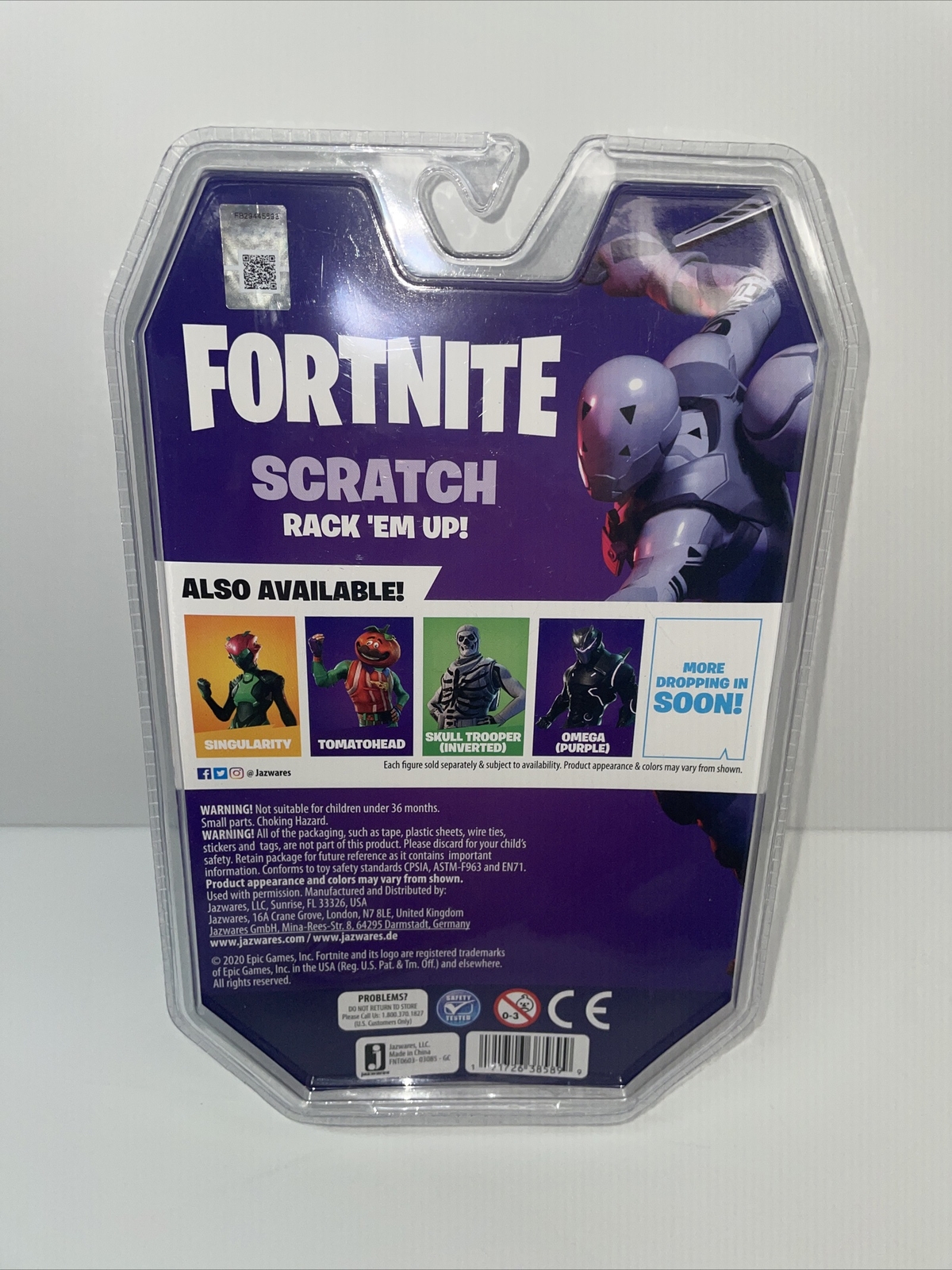 Fortnite Solo Mode Scratch 4&Prime; Action Figure with Tools Epic Games