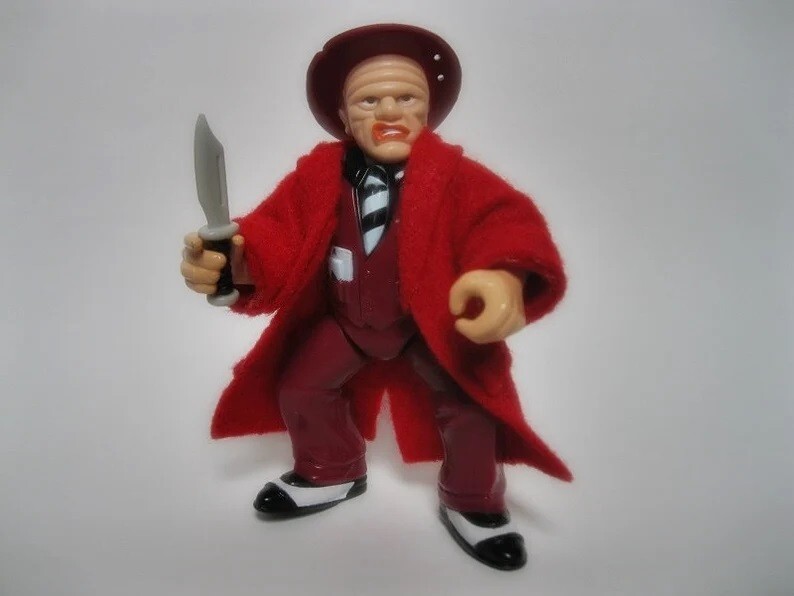 Custom Playmates Dick Tracy 5 Jacket Trench Coat LOT SET no figure big boy brow