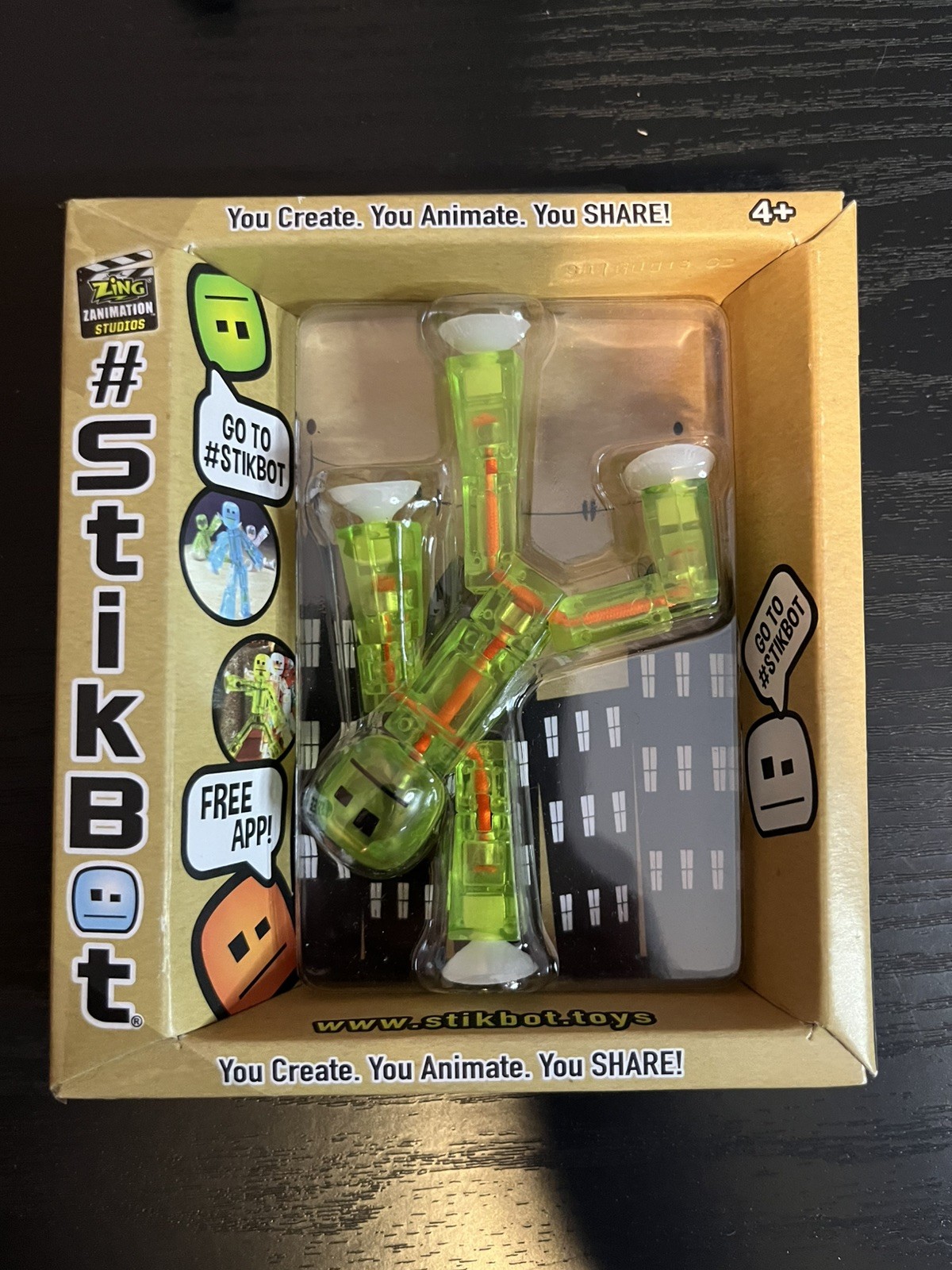 Zing Klikbot Stikbot Stop Motion Animation Stickbots Figure – Lot Of 6