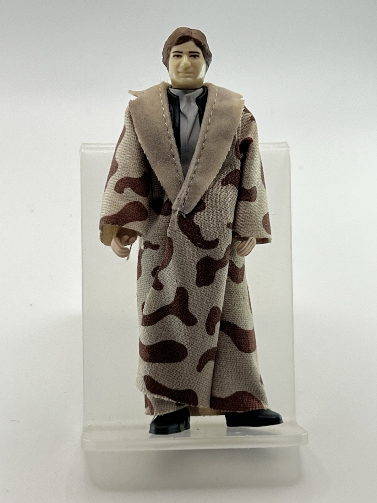 Star Wars 1984 Han Solo Trench Coat Dark Hair NoCOO Mint Original NM B408