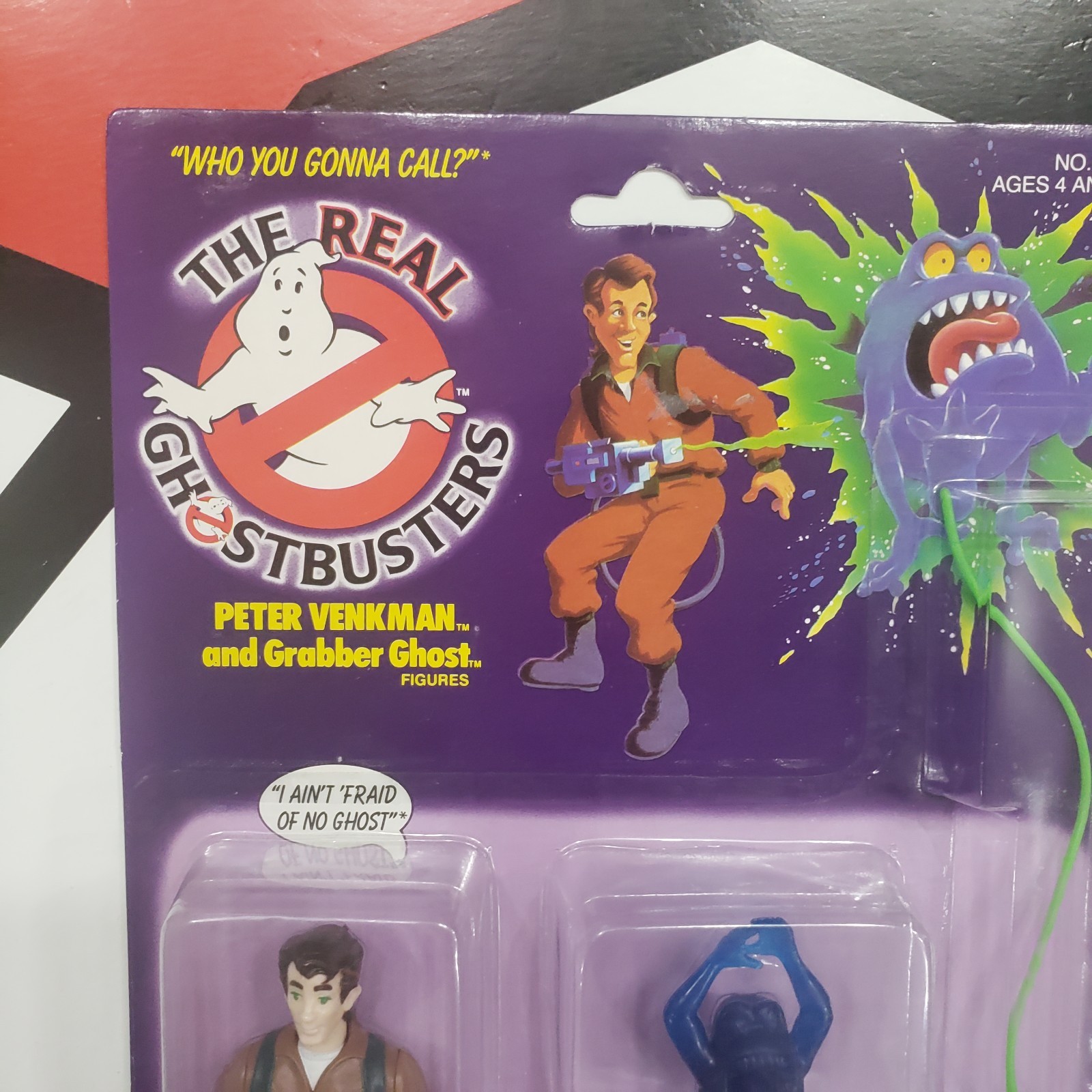 Kenner Real Ghostbusters 1986 Original PETER VENKMAN Grabber Ghost NEW MOC L