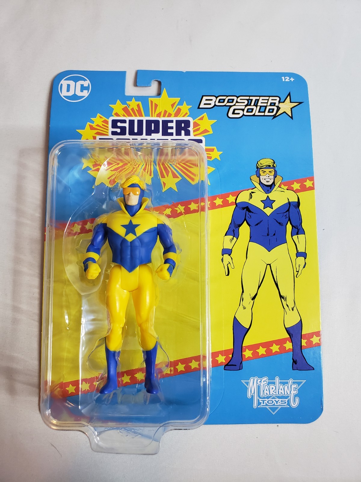 McFarlane Super Powers Booster Gold DC Direct 4.5&Prime; Action Figure New