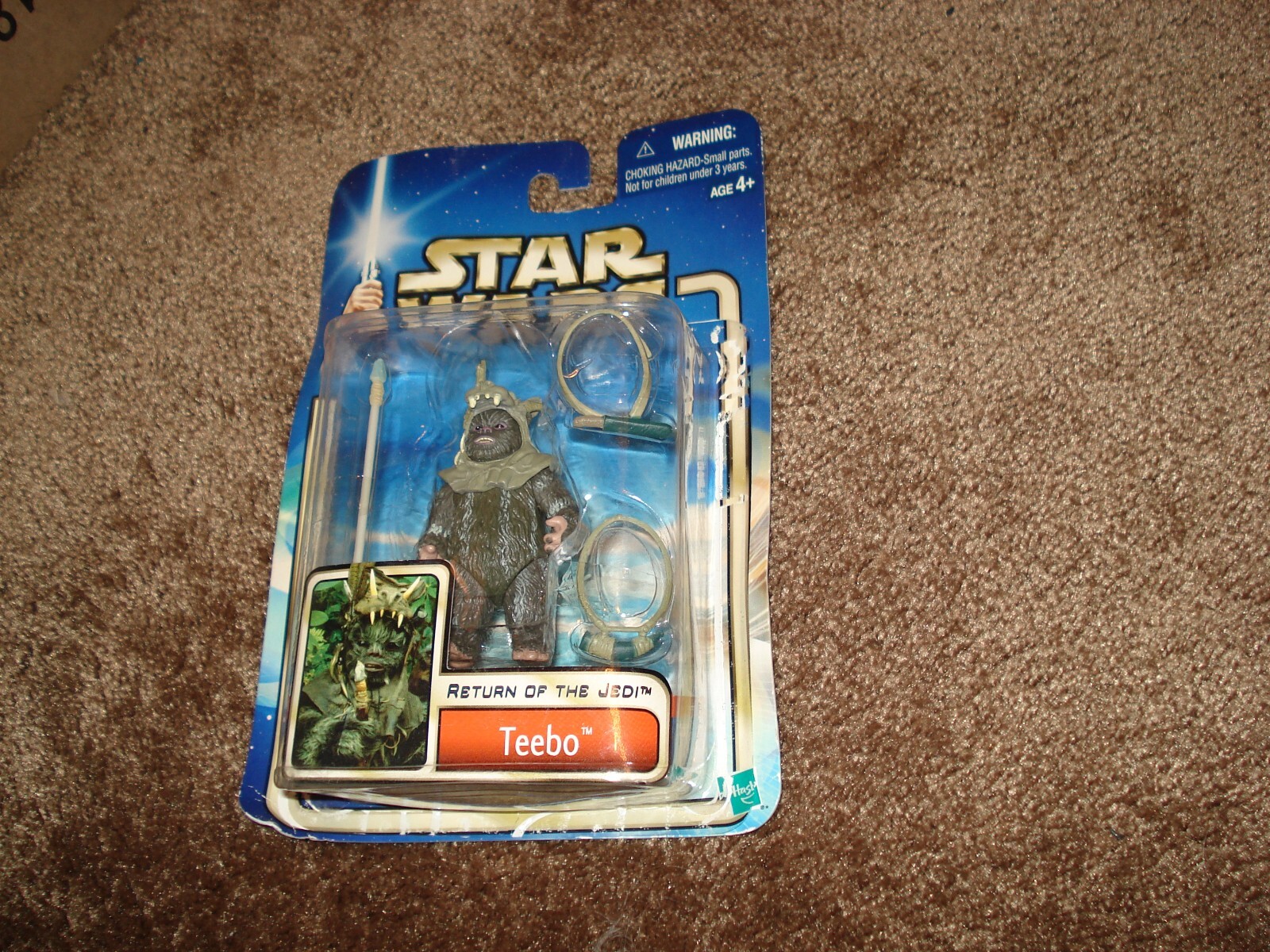 Star Wars COLLECTABLE « TEEBO » Return Of The Jedi 2002 DETACHED FROM CARD