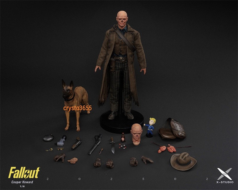 X- STUDIO X-S004 1/6 Scale The Wasteland Ghouls Cooper Howard Action Figure Toy