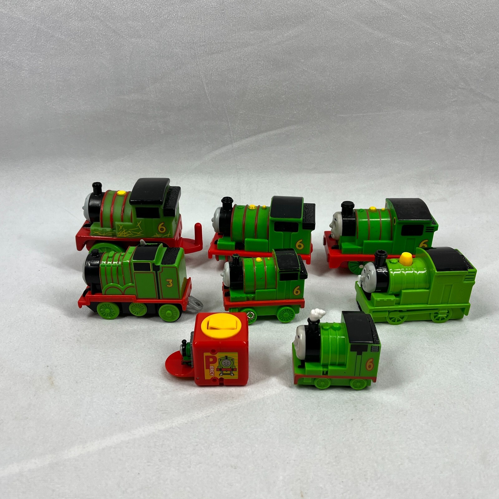 Thomas & Friends HUGE PERCY TRAIN ENGINE LOT – All Different Types/Sizes