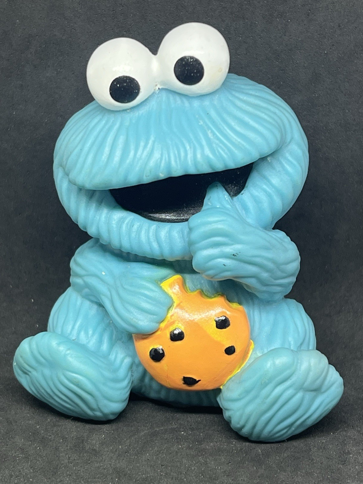 Cookie Monster Playskool Sesame Street Squeezable 1989 All Ages Vintage A4