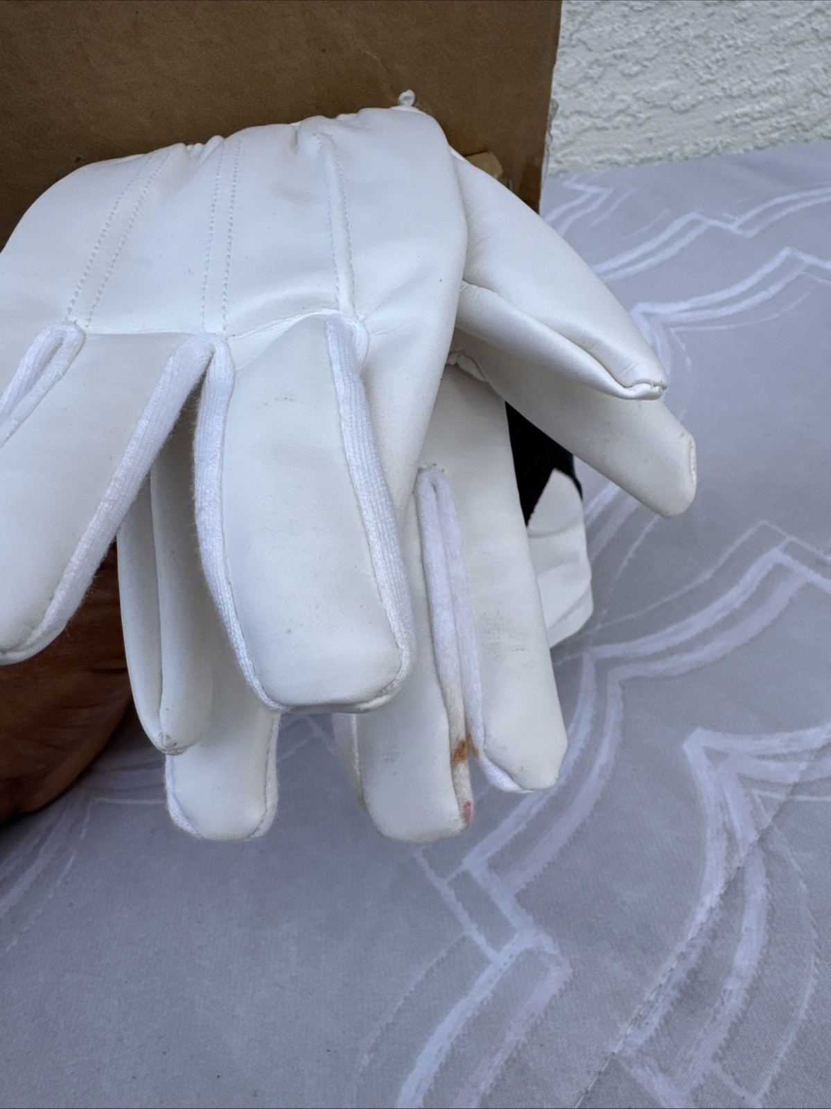 Vintage Black Ranger Gloves Mighty Morphin Power Rangers 1994 Bandai w/Box