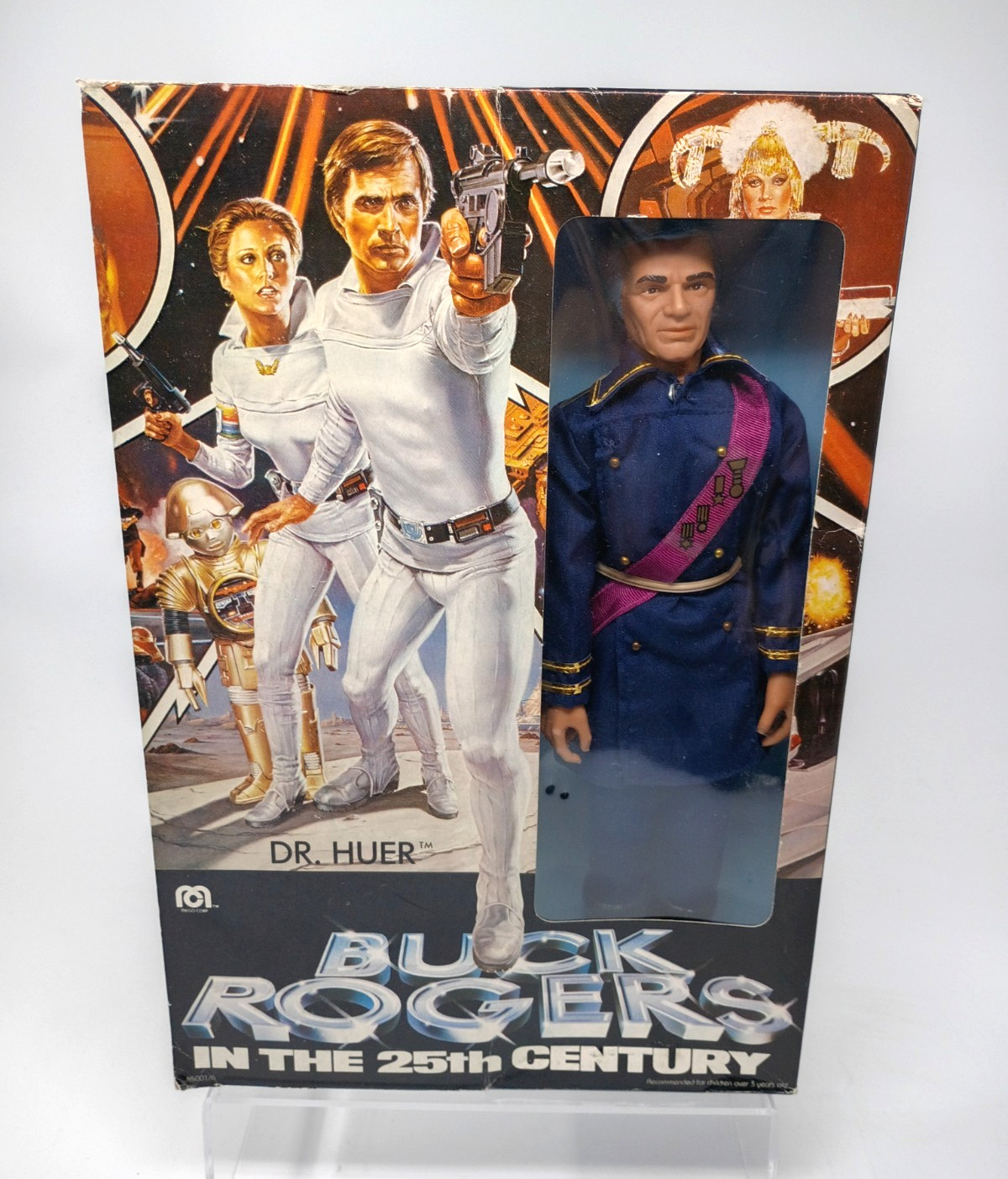 Vintage 1979 12&Prime; Mego DR. HUER Buck Rogers and the 25th Century NIB