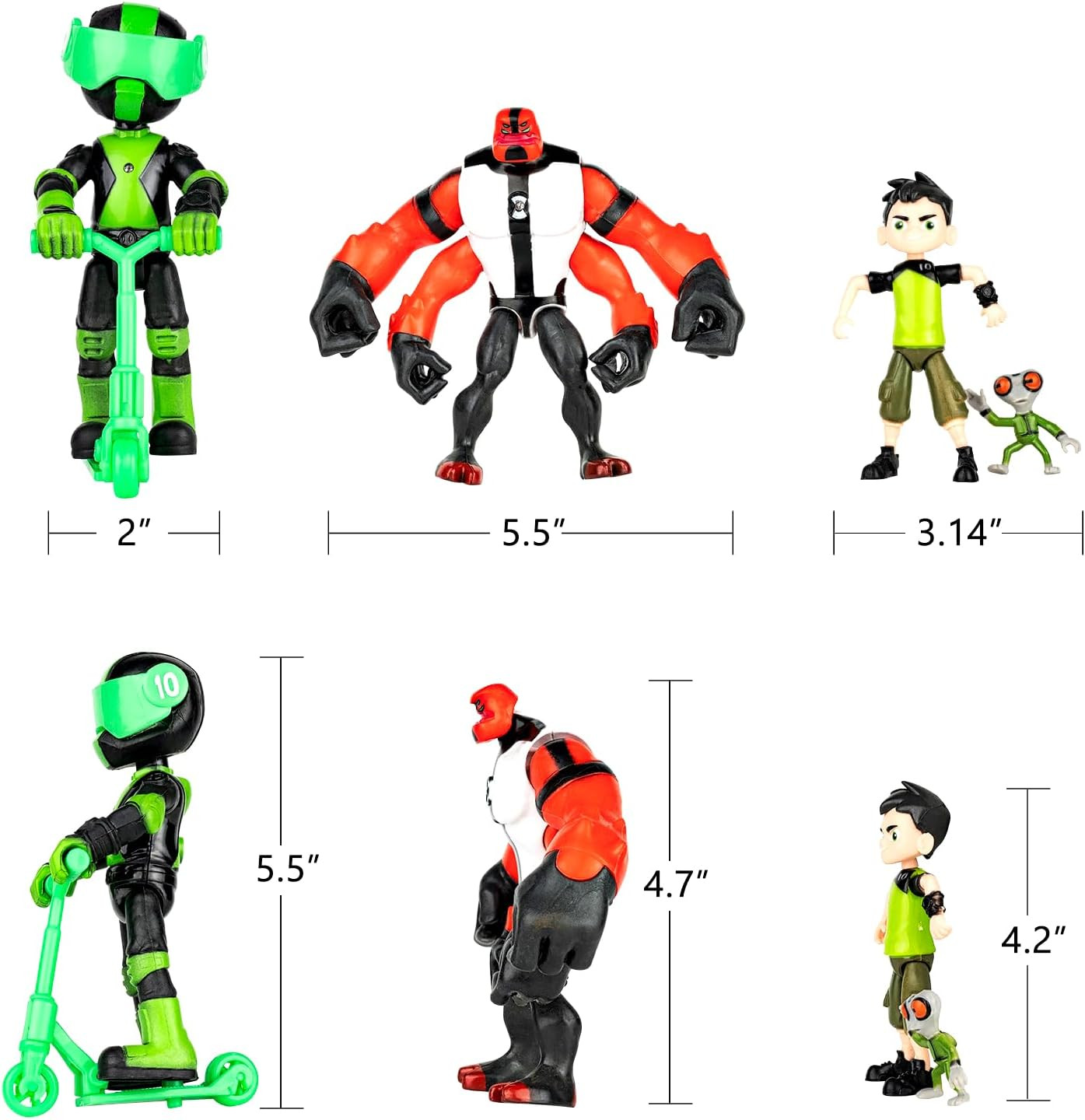 Big Set 20 Pcs Omnitrix Action Figures Toys, Exclusive Collection Toys, Anime Ch