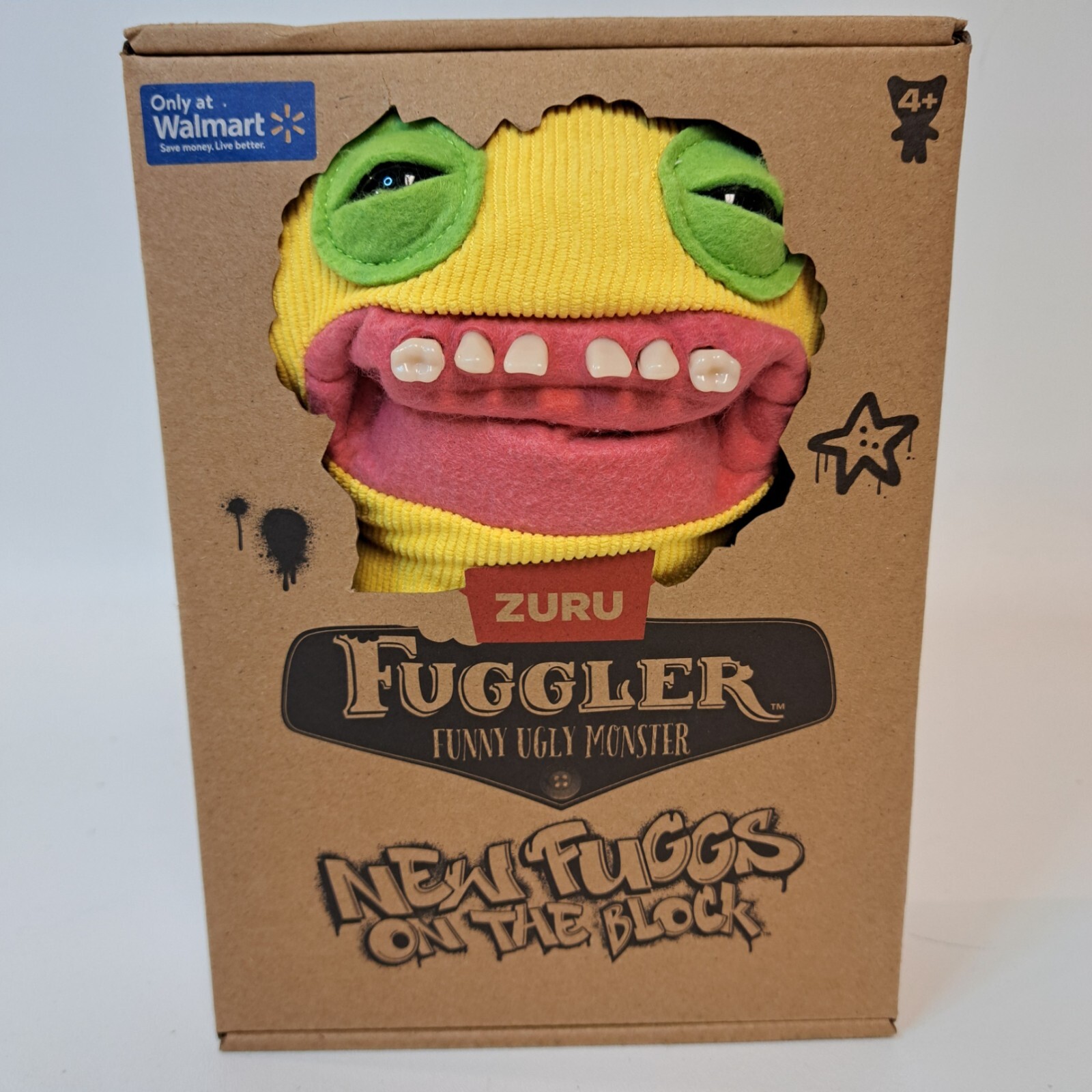 9&Prime; ZURU Fuggler NEW FUGGS ON THE BLOCK Smiley O&rsquo;Riley Funny Ugly Monster