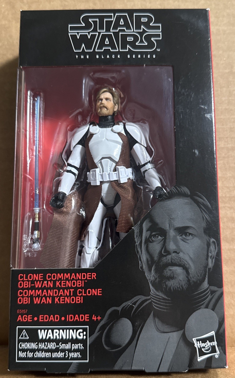 CLONE COMMANDER OBI-WAN KENOBI: Star Wars, The Black Series, NEW, 2018