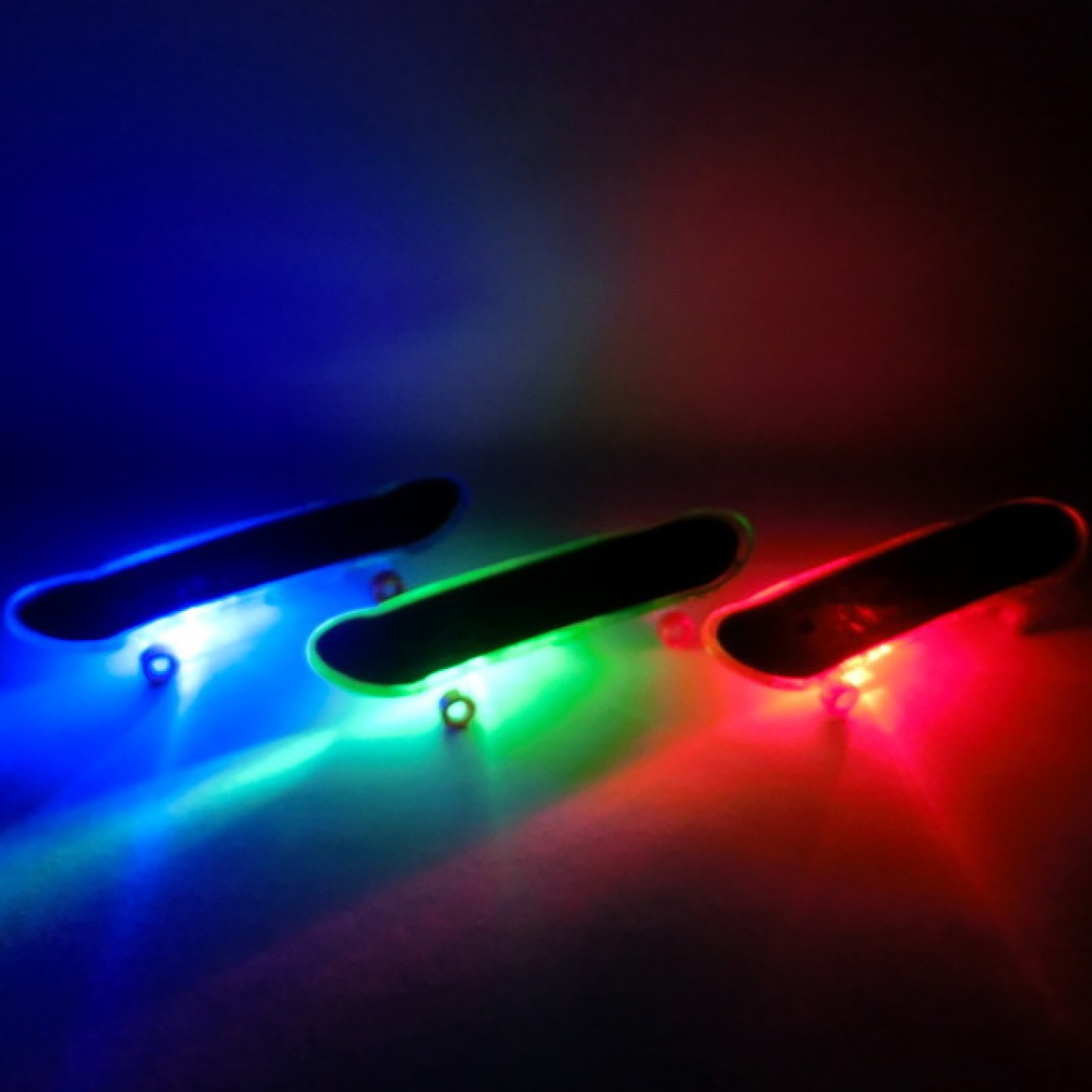 Mini LED Lighting Finger Board Colorful Skateboard Kids Children Toy Boys Gifts
