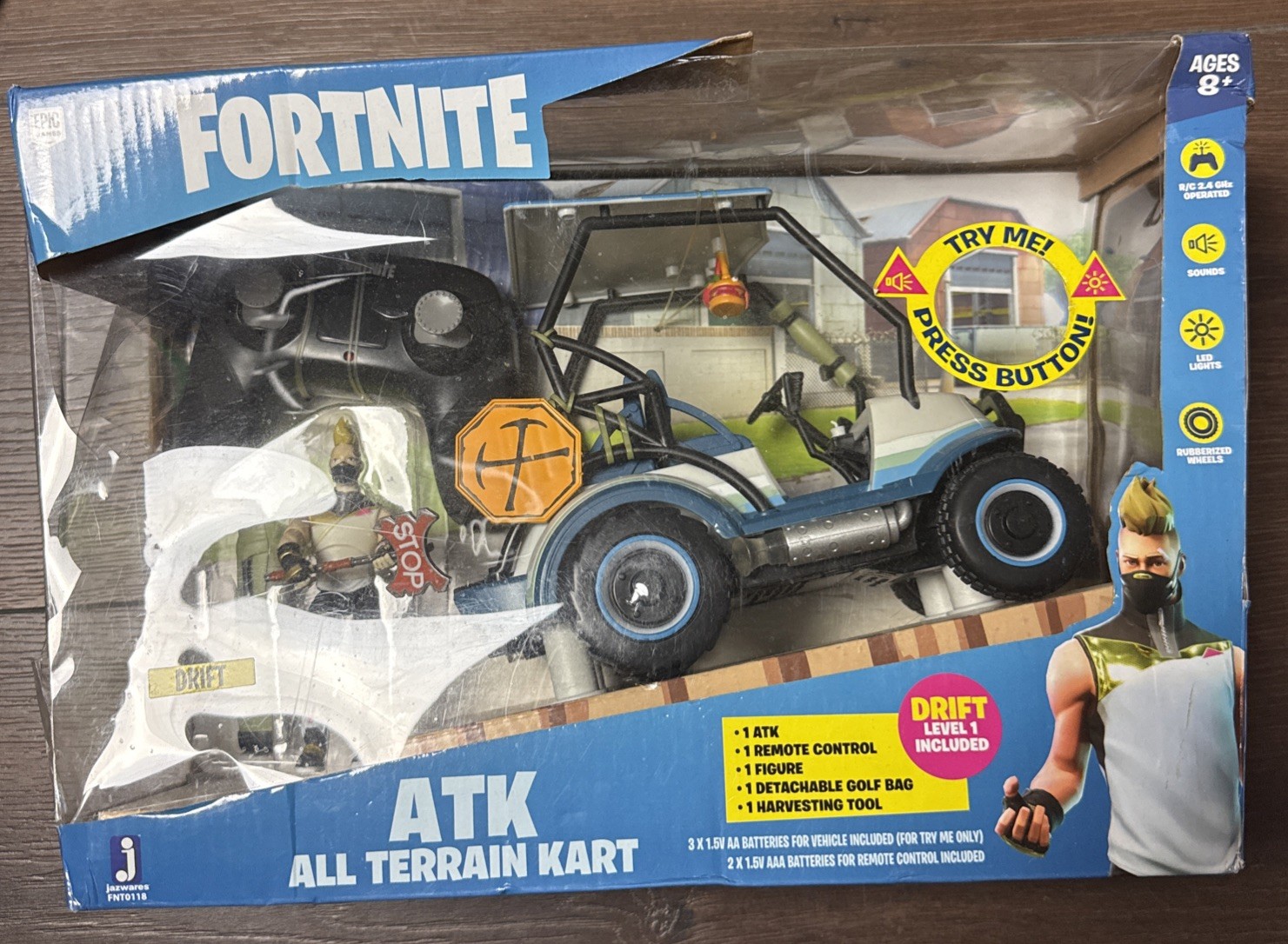 Fortnite ATK All-Terrain Kart RC Vehicle with Figure Multicolor Ages 8+