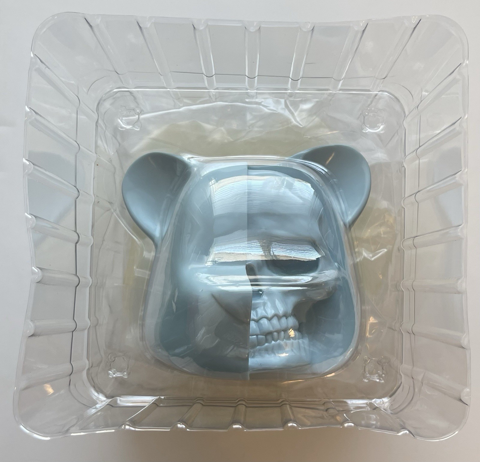 Luke Chueh Clutter Kickstarter Exclusive Proto Blue Dissected Bear Head 6&Prime; Skull