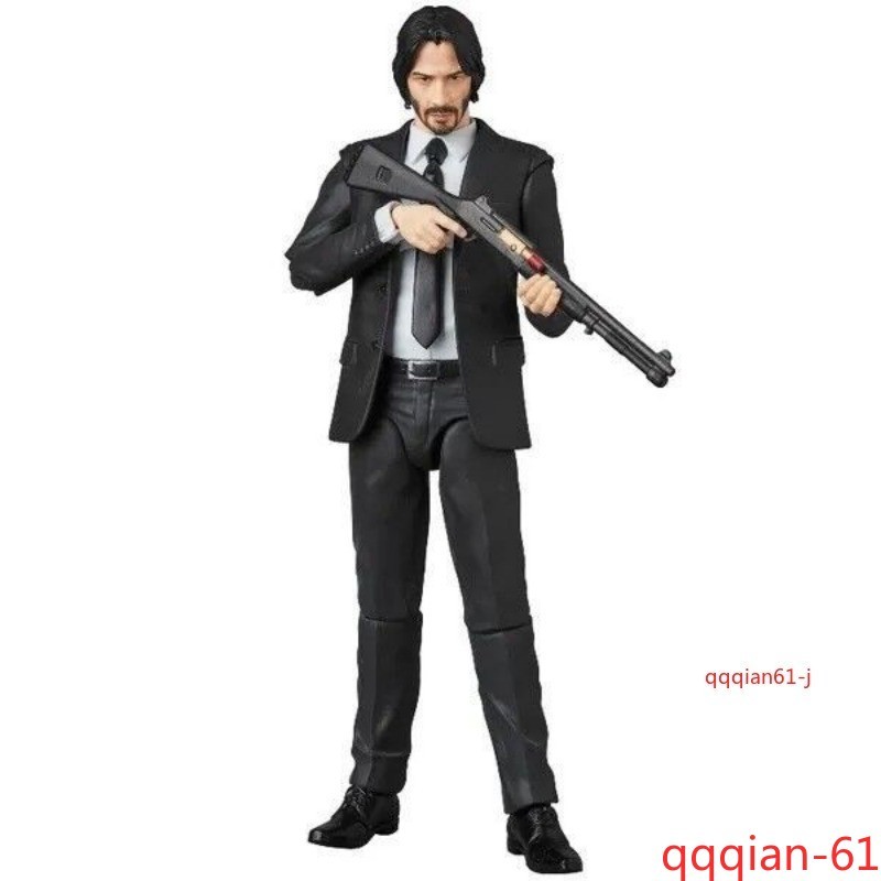 John Wick with Dog John Wick: Chapter 2 Articulated Figure 1/12 PVC Collectible