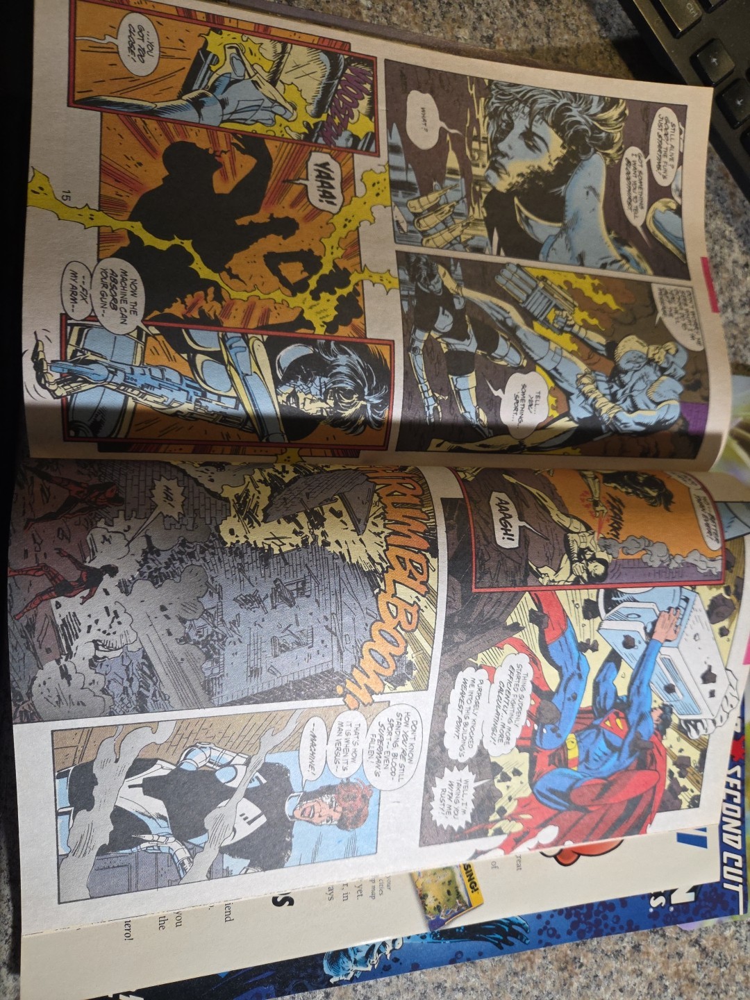 Superman in Action Comics #694 (1994, DC Comlcs) Hi-tec, Spilled Blood