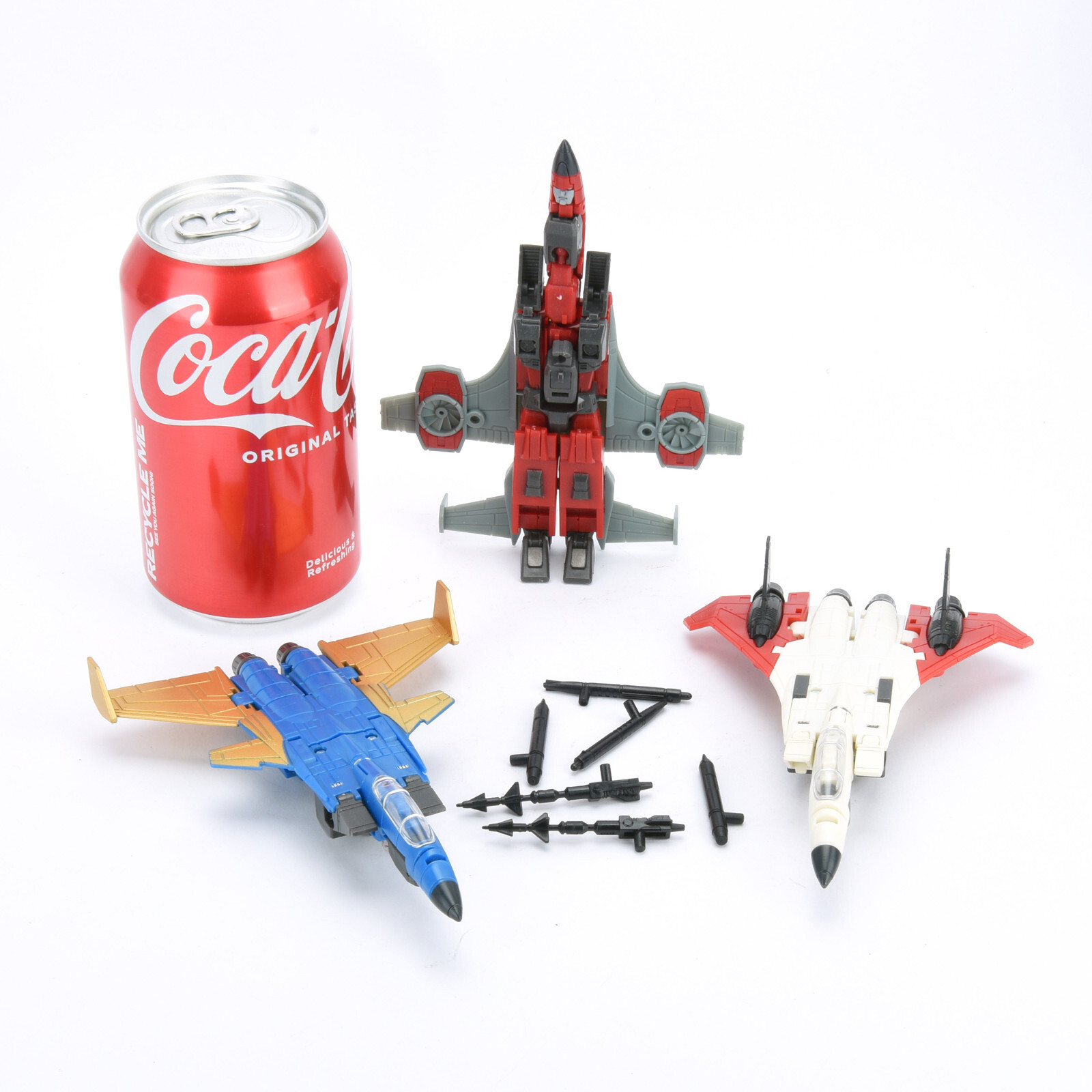 Transformers G1 Thrust Dirge Ramjet 3x Action Figures Flight Team Set Toys Box