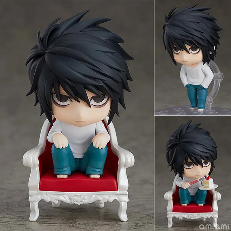 10CM Death Note L 1160# Yagami Light Death Note 1200# Action Figure PVC Toys