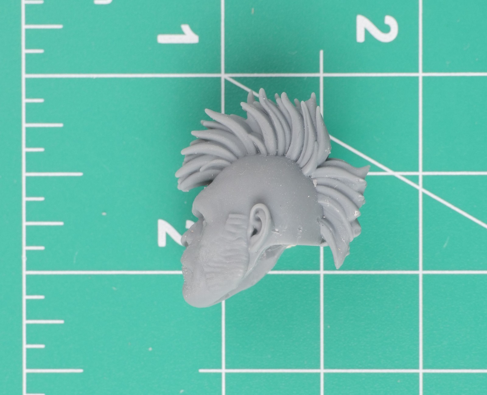 Futuristic Sci-Fi Cyberpunk Ape Head A 6&Prime; (1:12) Custom 3D Resin Print