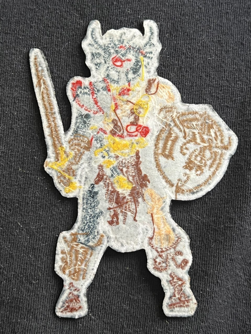 Dungeons and Dragons WARDUKE embroidered figure patch action D&D knight warrior