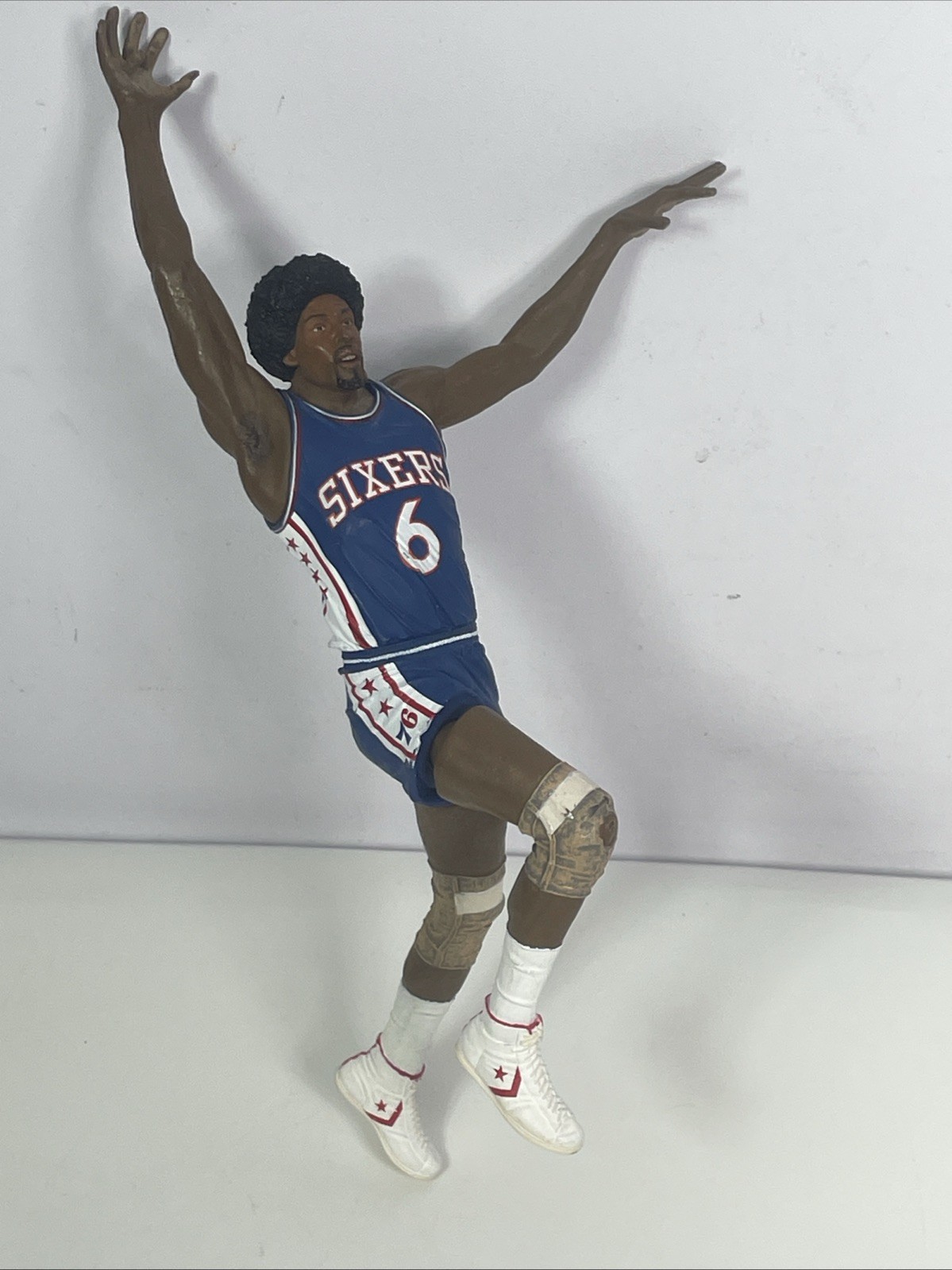 NBA Sport Action Figure Basketball Used Good Condition Erving #6 Sixers Figurine