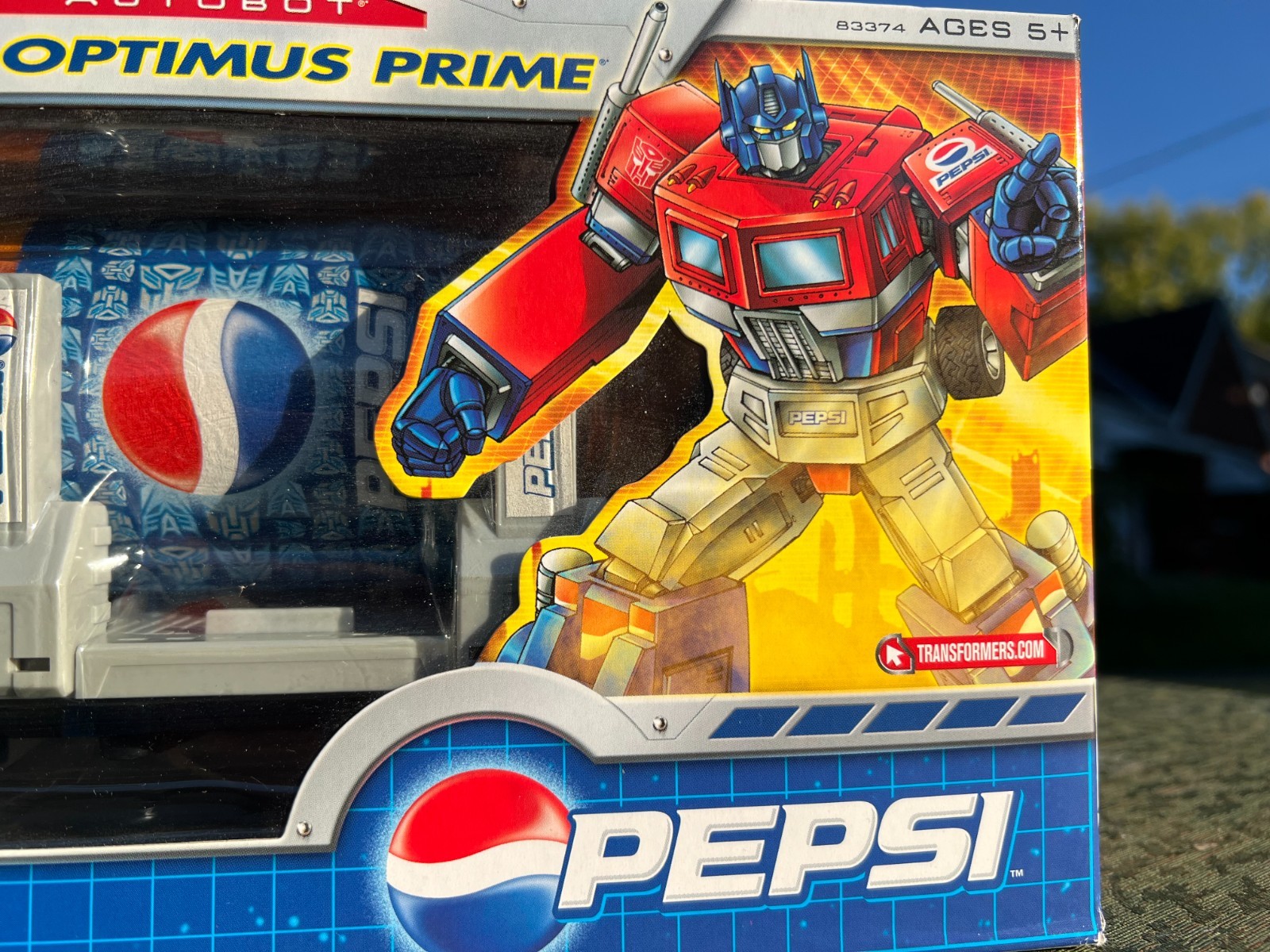 TRANSFORMERS Optimus Prime 2007 Pepsi Promotional Winner w/ Certificate & Box