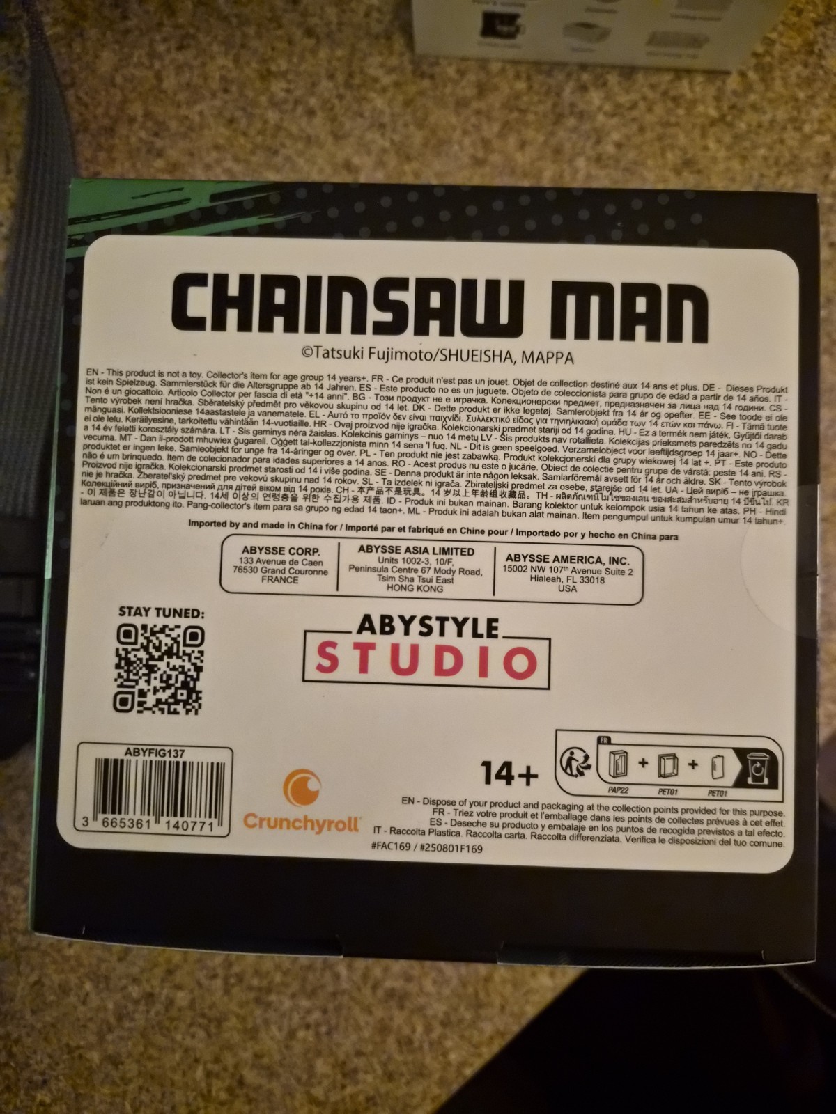 Abystyle Studio Super Figure Collection Chainsaw Man Pochita Crunchyroll #89 New