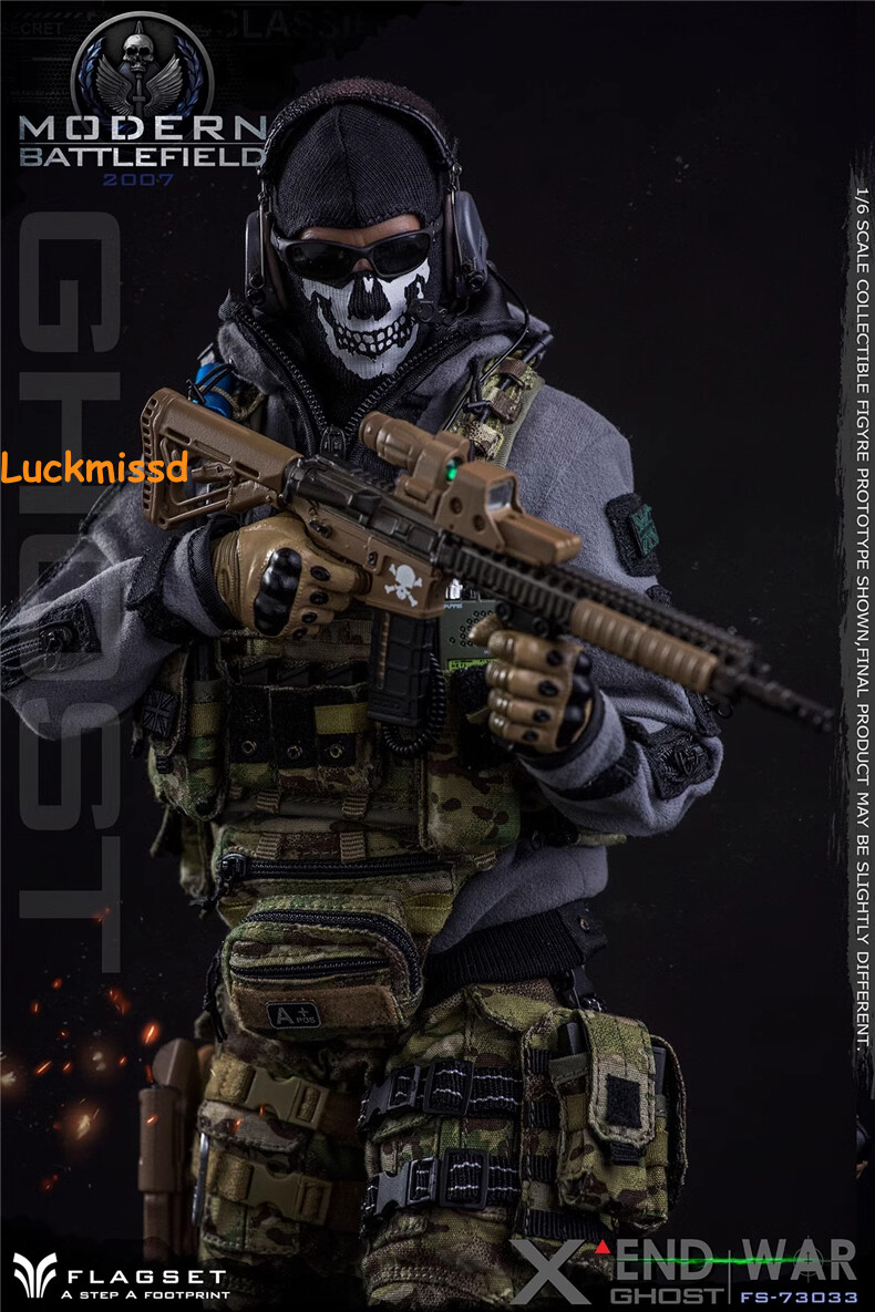 1/6 FLAGSET FS73033 END WAR GHOST « X » Tom Clancy&rsquo;s Endwar Action Figure Model