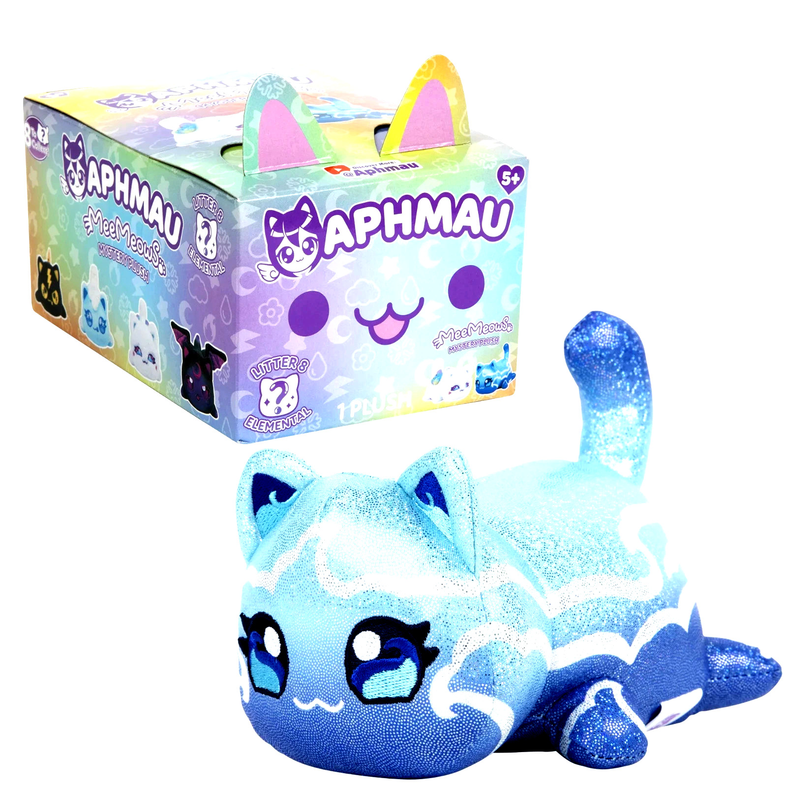 Aphmau MeeMeows Mys Cat Plush NEW LTD ED *6&Prime; NATURES ELEMENTS SERIES* You Choose
