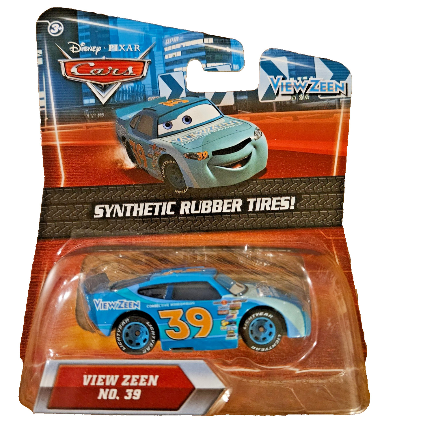 Mattel Disney Pixar Cars Rubber Tires View Zeen No. 39