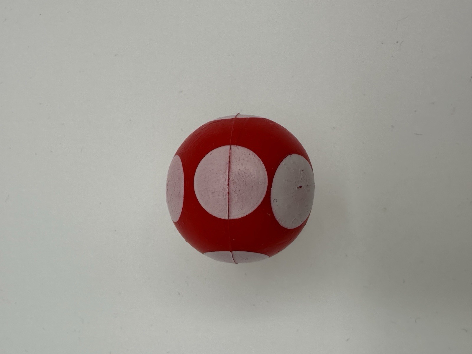 Mario Super Bros Spring Popper Jumping Toy Spring Power Up Red Mushroom 2 in.