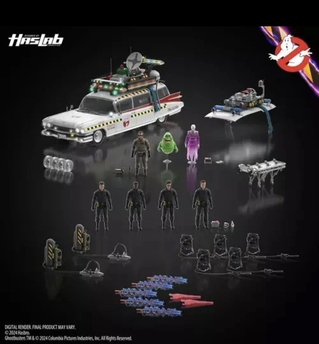 HasLab Ghostbusters Plasma Series Ecto-1 Anniversary Edition (In Hand & Sealed!)