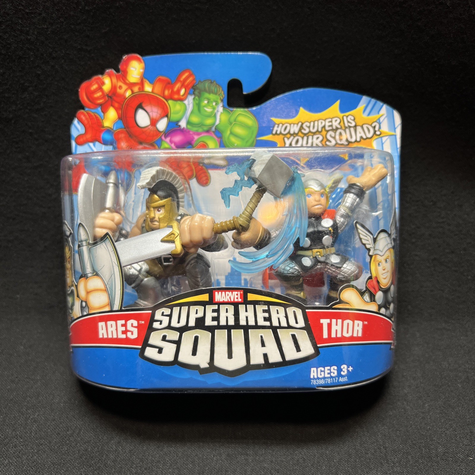 Super Hero Squad Thor and Ares 2007 NIB