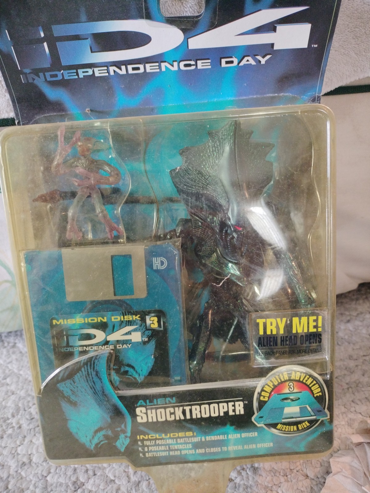 Independence Day &lsquo;ID4&rsquo; Alien Science Officers Action Figure 1996