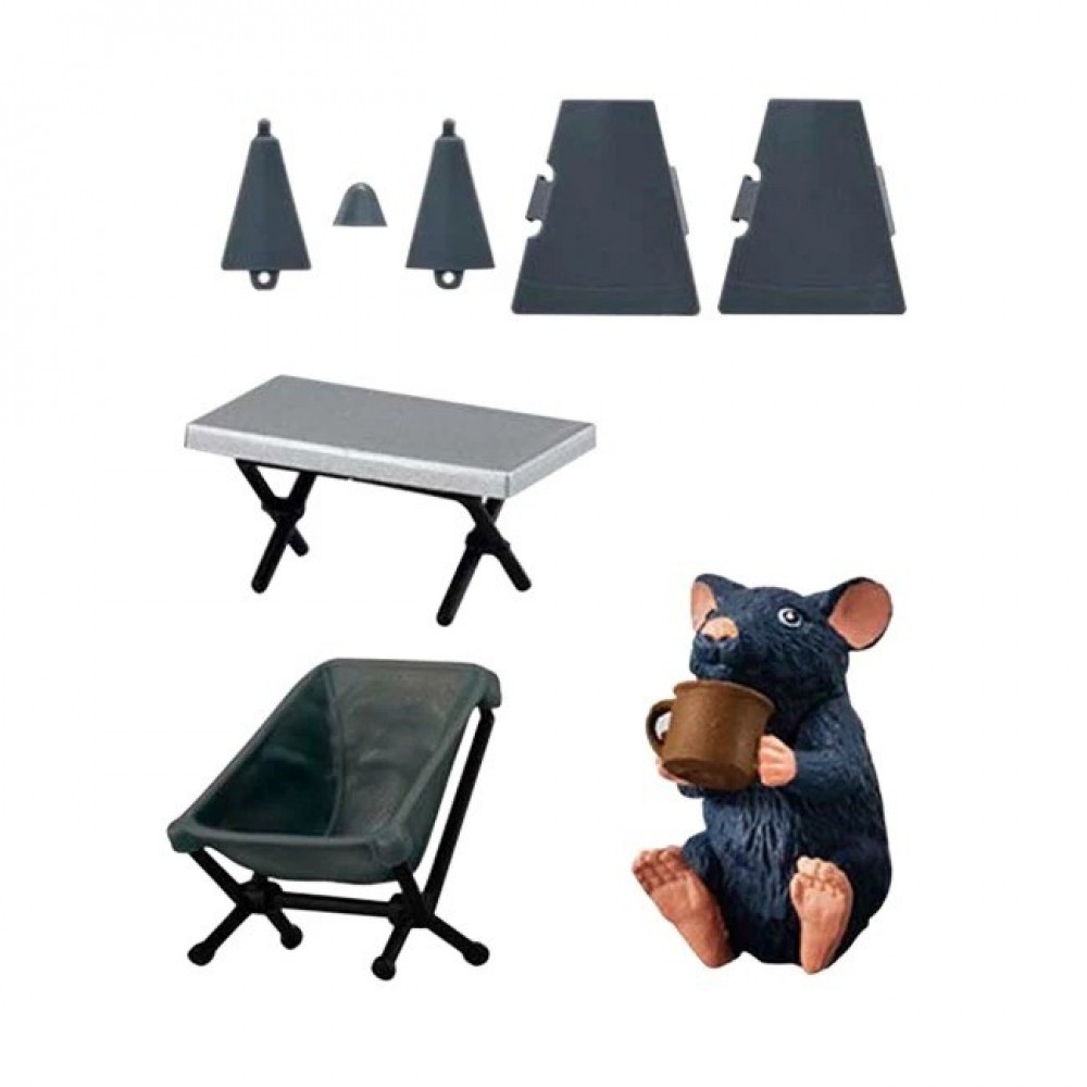 BANDAI Animal Camping Scene Set 07 Gashapon Figurine Model Decor toy Gacha JAPAN