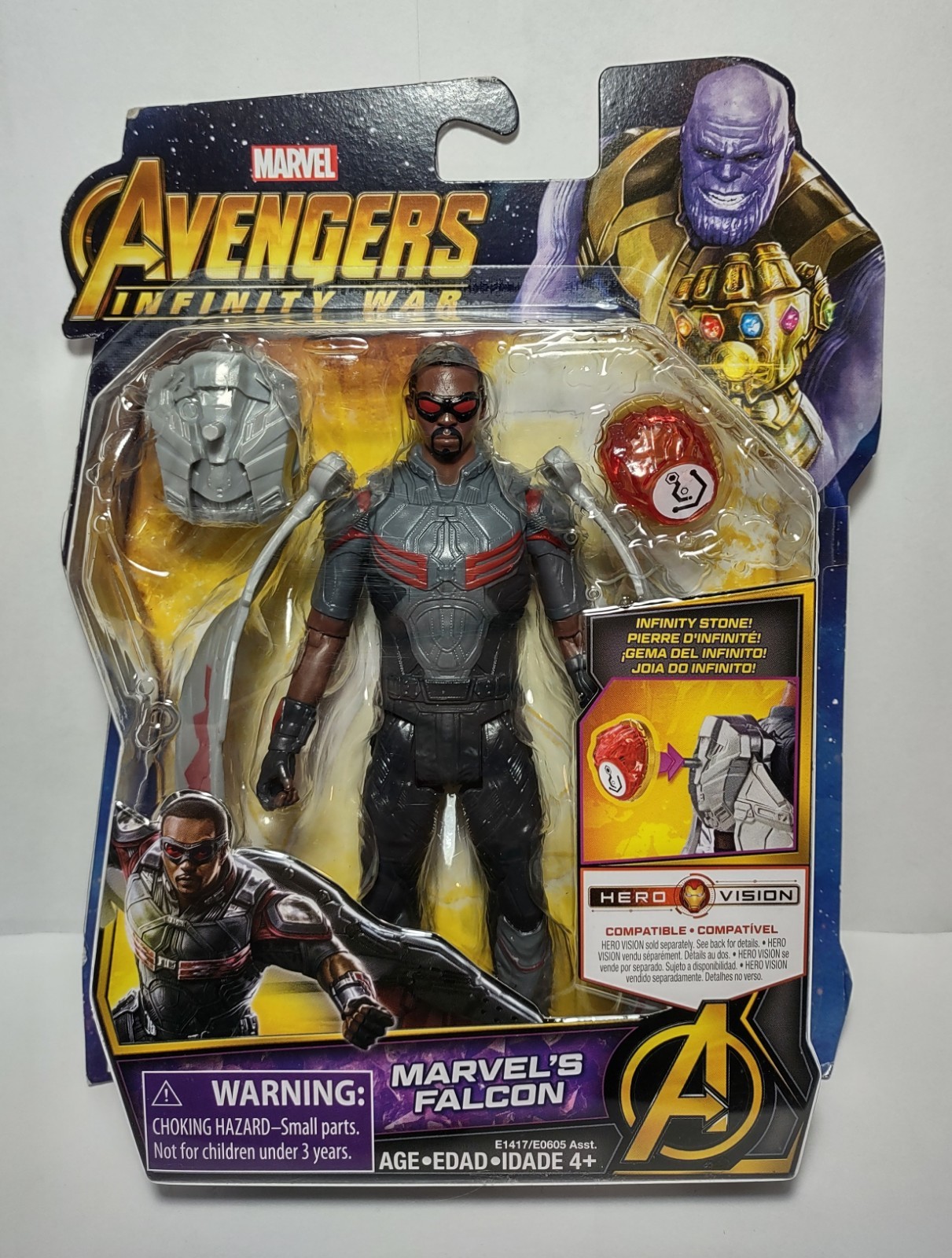 Marvel Avengers Infinity War Marvel&rsquo;s Falcon Action Figure Infinity Stone