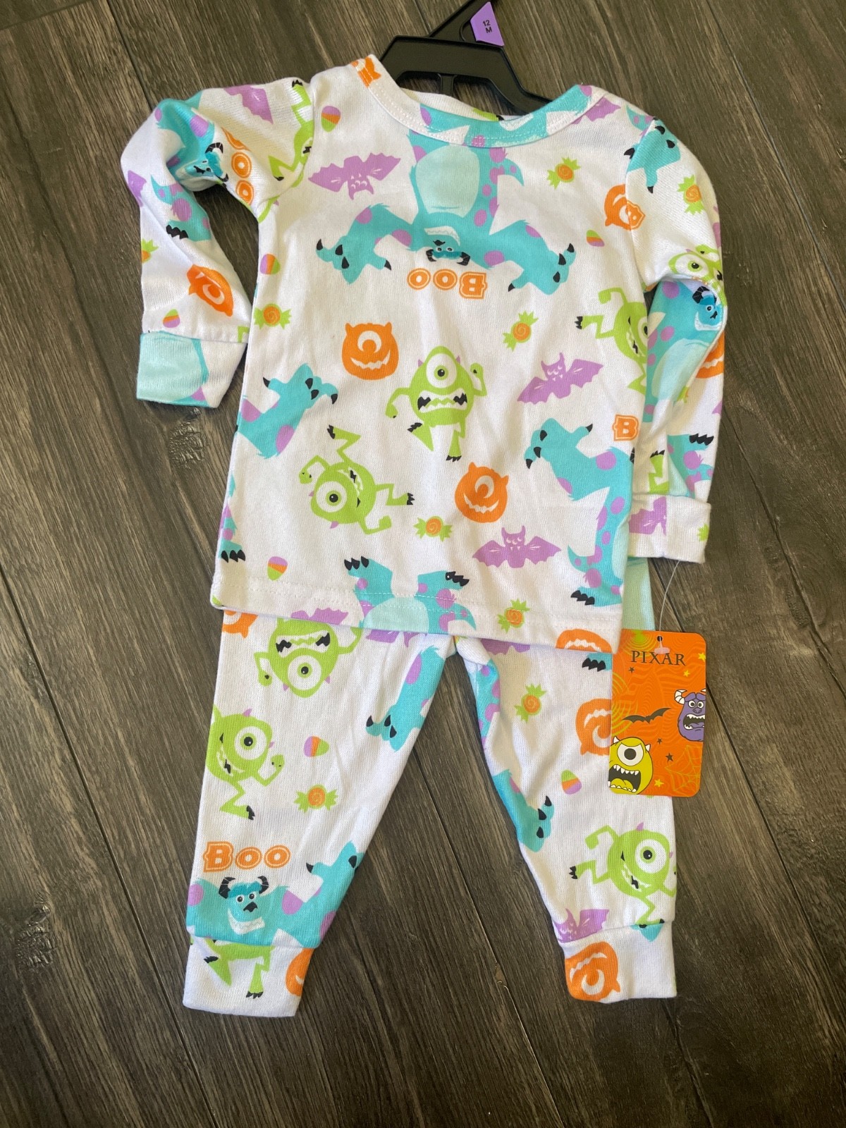 Disney Pixar monsters pajama 12 months