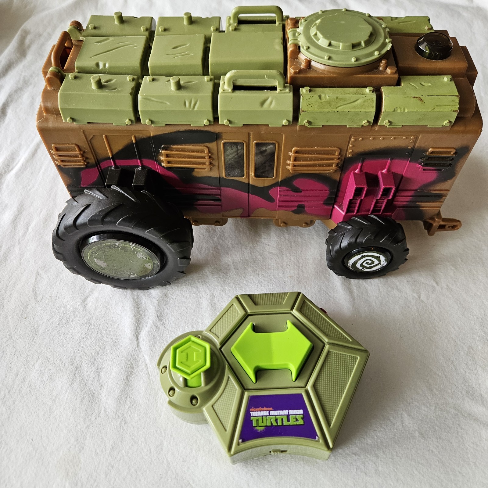 Teenage Mutant Ninja Turtles Shellraiser Remote Control RC Truck Playmates TMNT