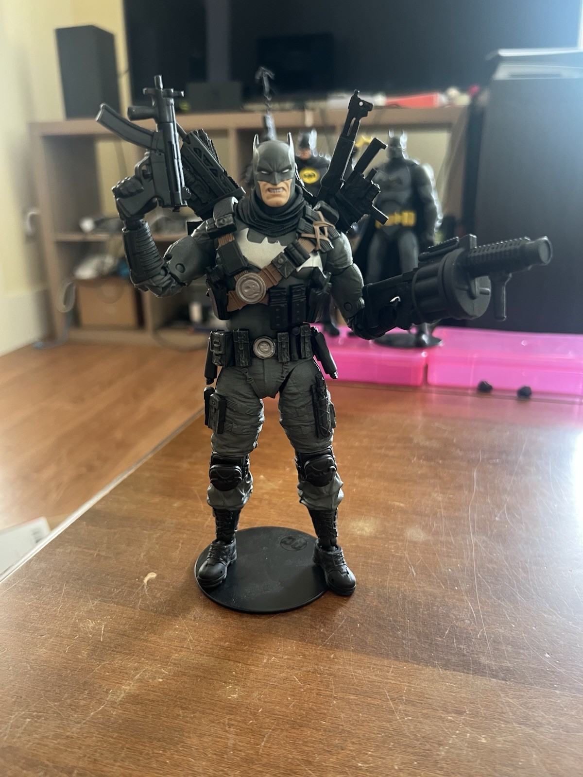 McFarlane Lot Batman Knightfall Grim Knight Batman Noel Platinum Batwing Robin