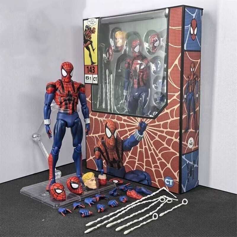 Spider-Man Ben Reilly Spiderman 6&Prime; Action Figure CT Toys #143 New In Box