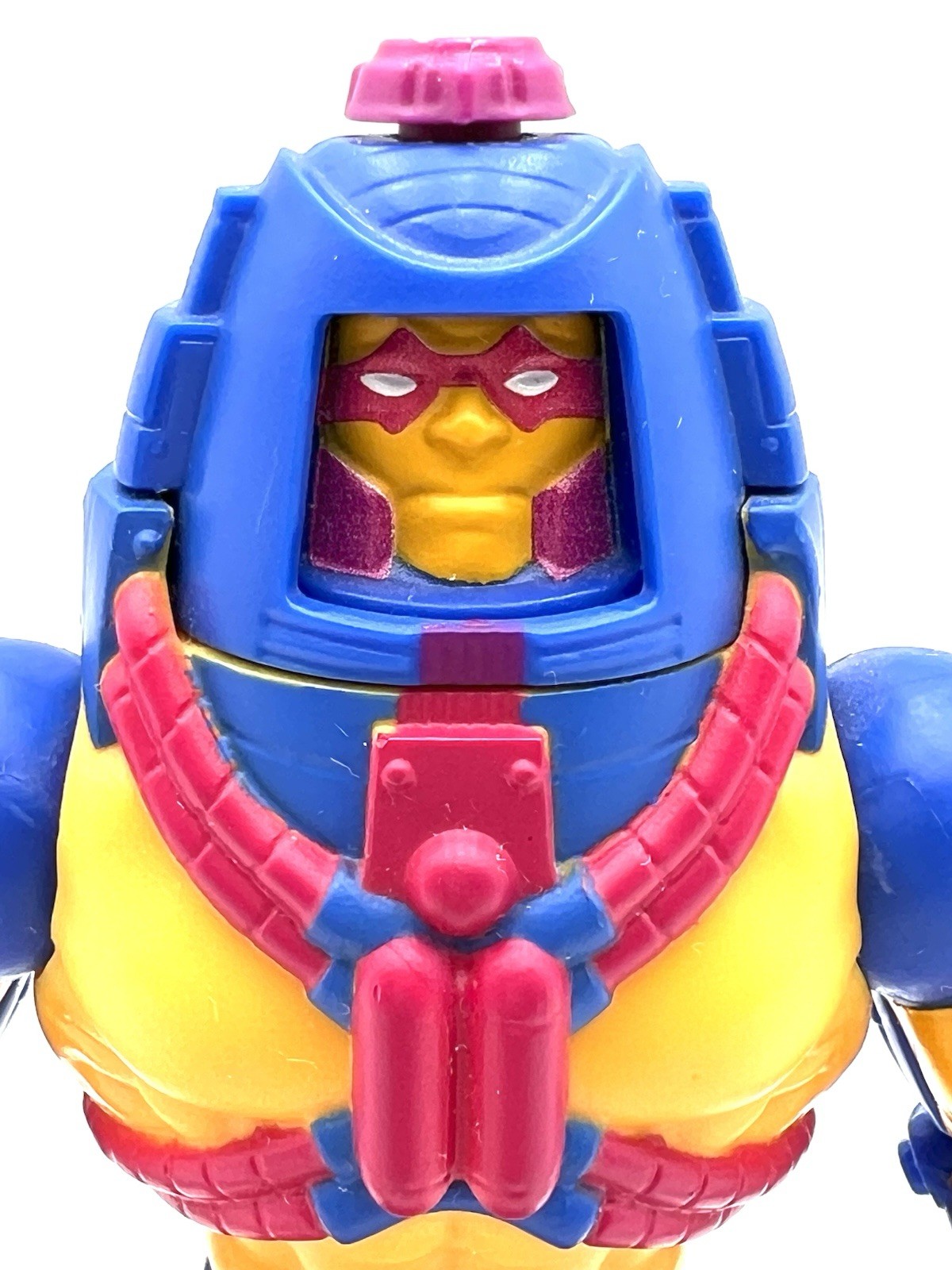 Mattel MOTU MAN-E-FACES Origins 2020 Complete w/ Custom Stand | Clean