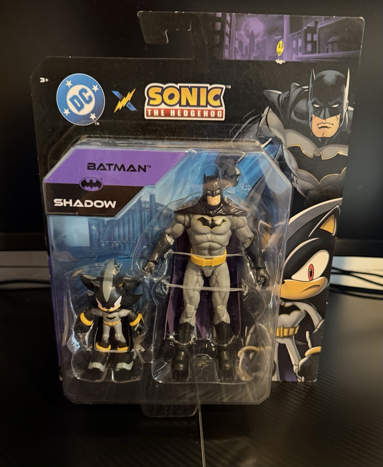NEW Sonic X DC Action Figure Multipack – 2.5 inch Shadow and 5 inch Batman