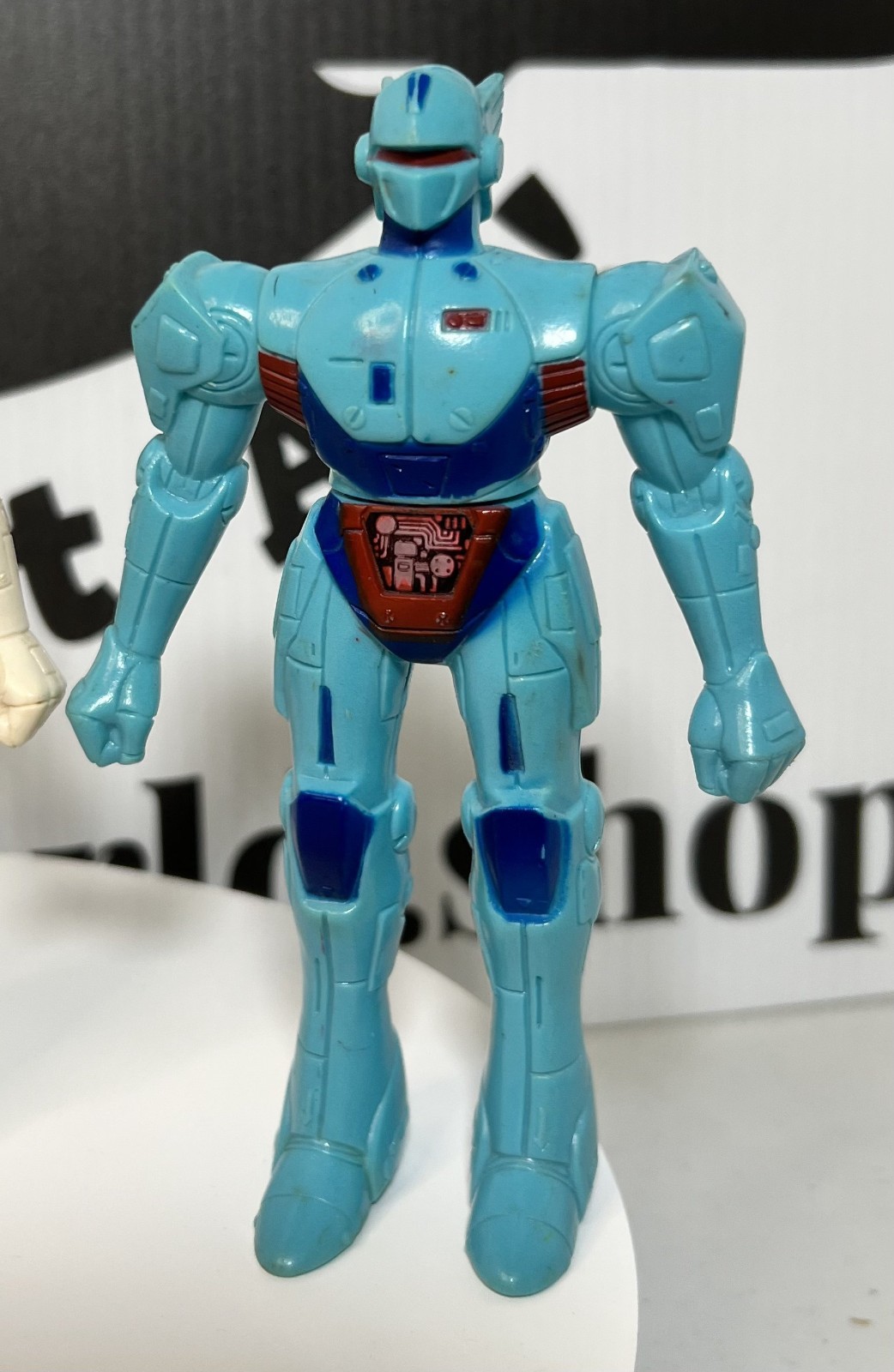 Plawres Sanshiro Sofubi Kaiju Lot 3x Warrior Action Figures 1983 Bandai Rare